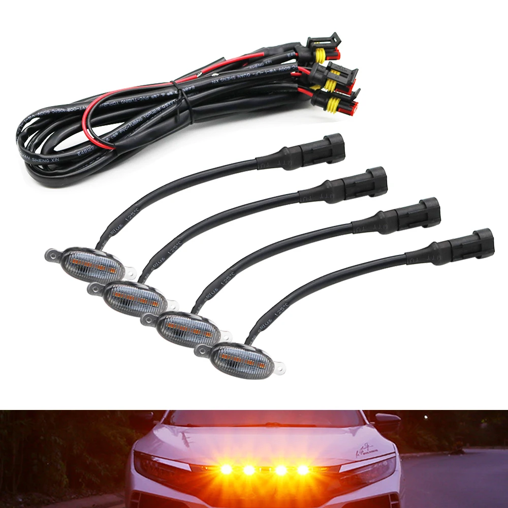 

Светодиодная Передняя решетка для автомобиля, 1 комплект