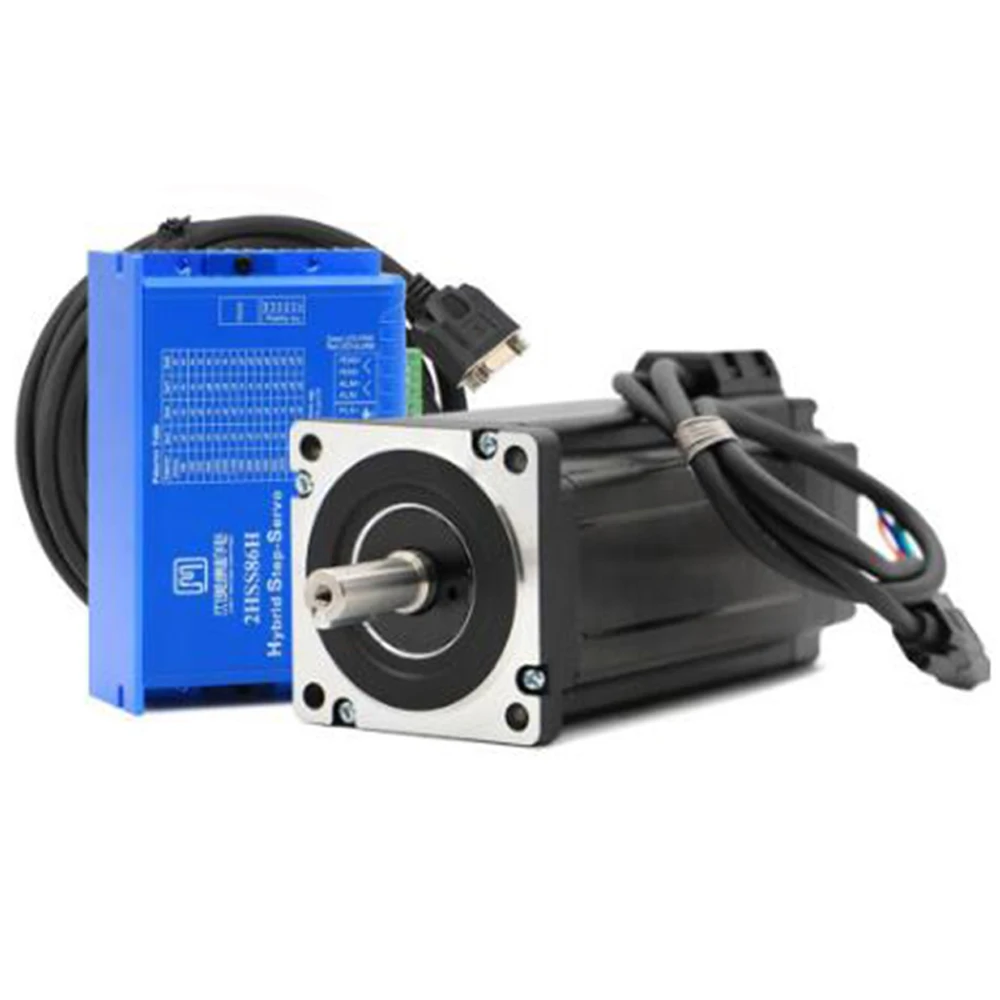 Двухфазный гибридный двигатель с ЧПУ Jmc замкнутым контуром 12 нм 6а Nema 34 и драйвер