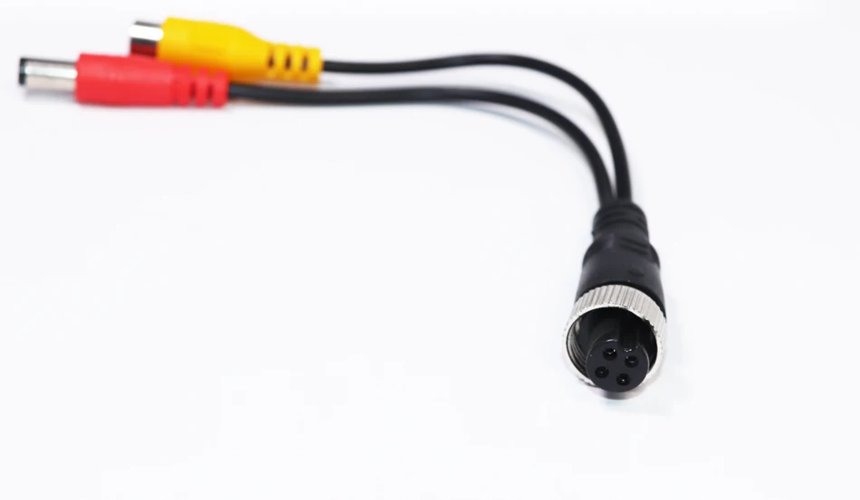 Фото GAYINTT 4Pin Aviation Head Male/Female to RCA AV/Female DC Multiple Cable Plug Adapter Converter For Car Rear Camera Monitor №3