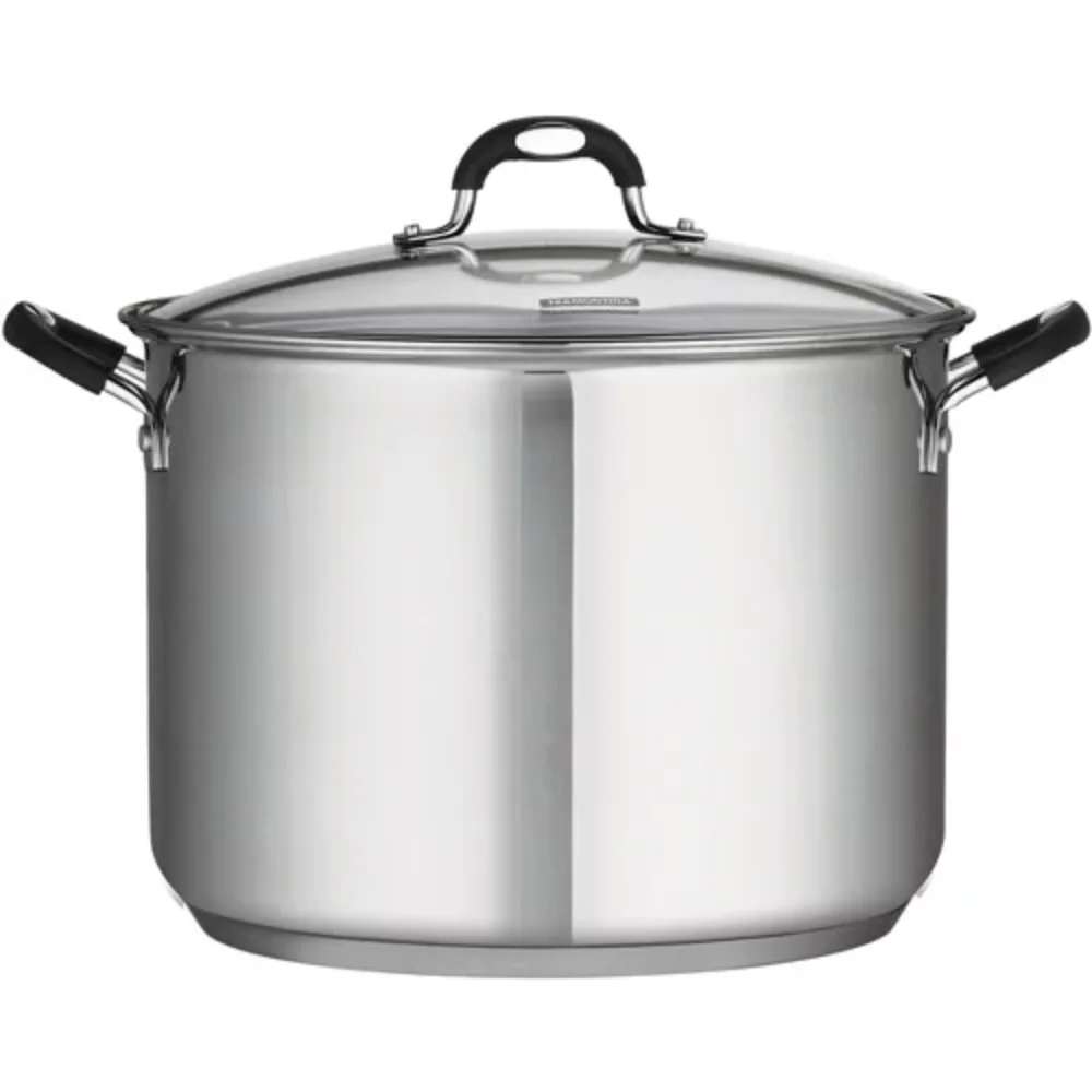 

16 Quart Stainless Steel Covered Stock Pot kitchen utensils free shipping