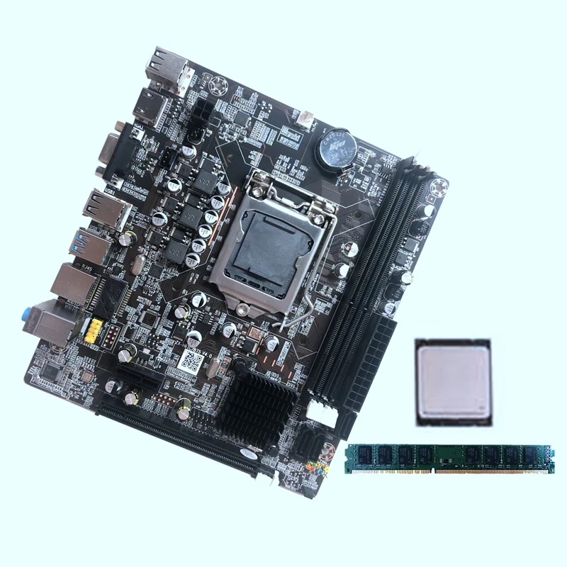 

B75 Motherboard Set With I5 3570 CPU+8GB DDR3 RAM LGA 1155 2XDDR3 1066/1333/1600Mhz RAM USB3.0 SATA3.0 For I3 I5 I7 CPU