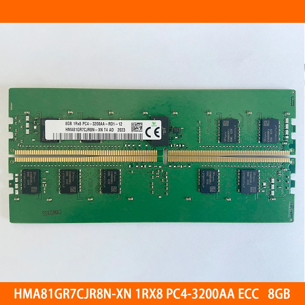 RAM 8G 8GB HMA81GR7CJR8N-XN 1RX8 PC4-3200AA ECC Server Memory High Quality Fast Ship