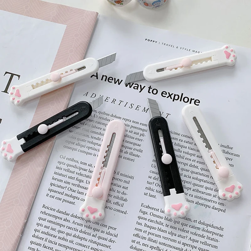 

Универсальный нож с кошачьими крапанами 2 шт., портативный резак, многофункциональное руководство для открывания конвертов и надписей, почт...