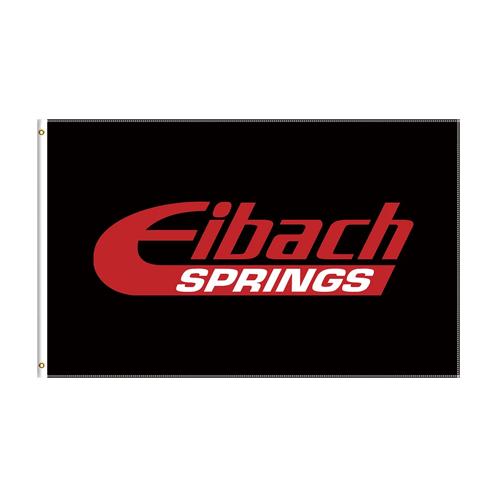 

3x5 Ft Eibach Springs Flag Polyester Printed Racing Car Banner For Decor