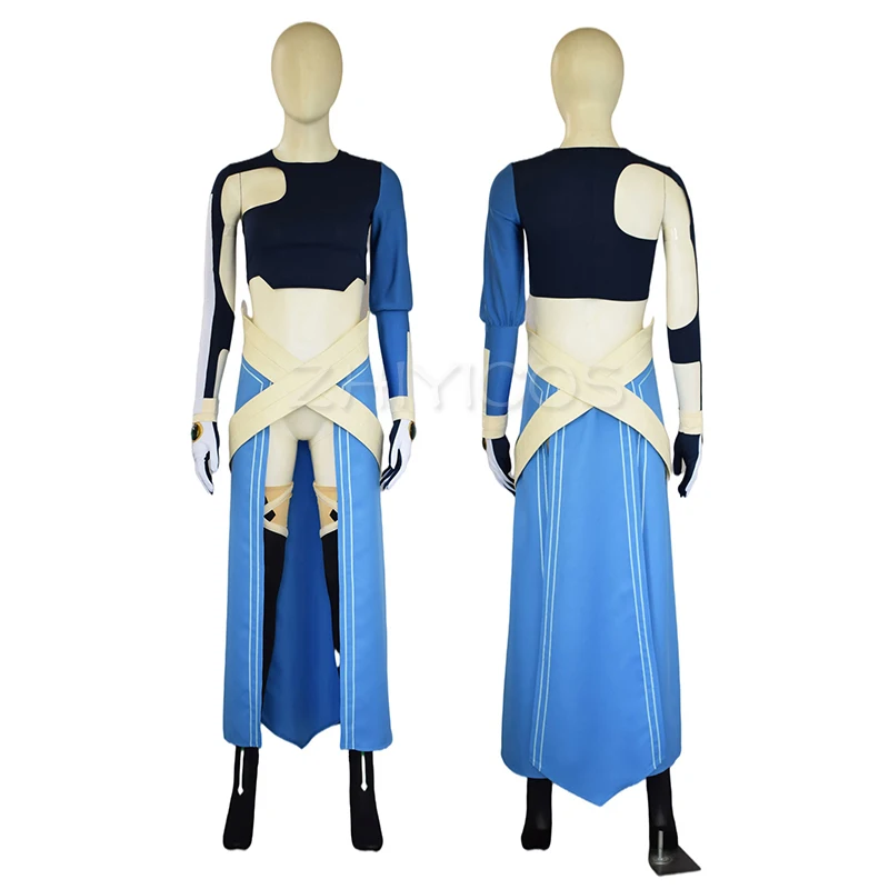 Фото Костюм для косплея Асады Шино из аниме Sword Art Online Alicization SAO, костюм Богини Солнца, наряд для Хэллоуина для женщин №5
