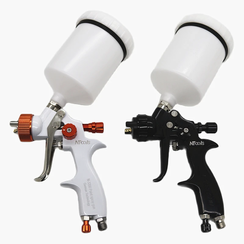 Новый Белый Черный пистолет-распылитель 1 3/1 8 сопло для ремонта автомобиля краска