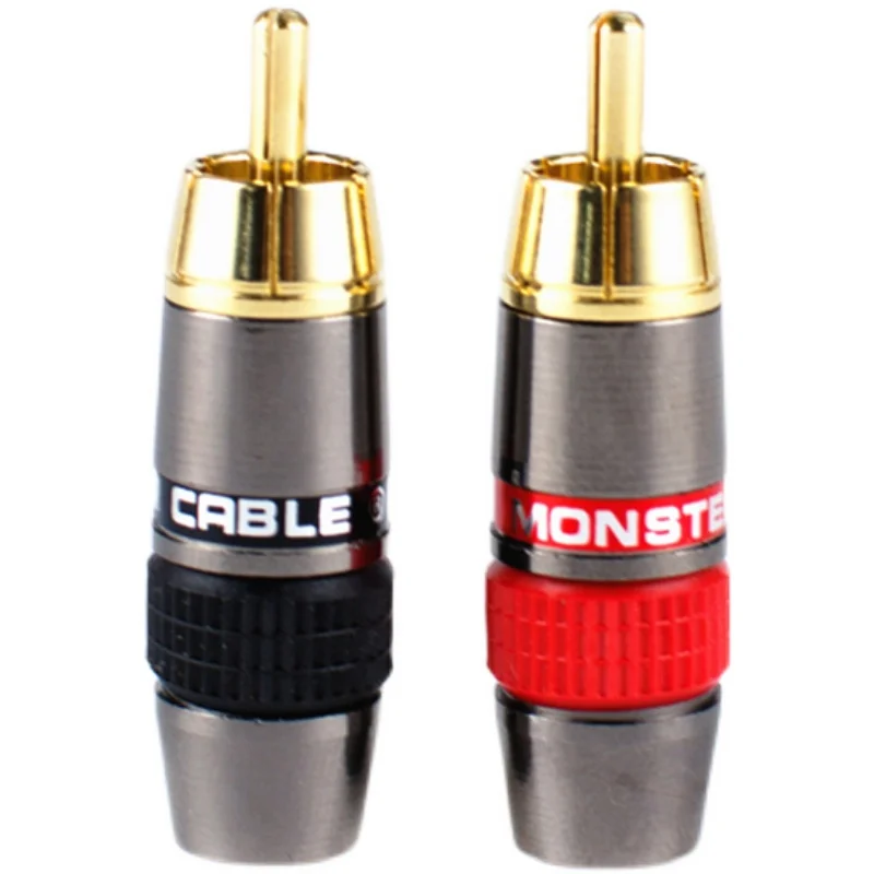 Monster RCA Enthusiast Audio Signal Cable Lotus Plug RCA Plu