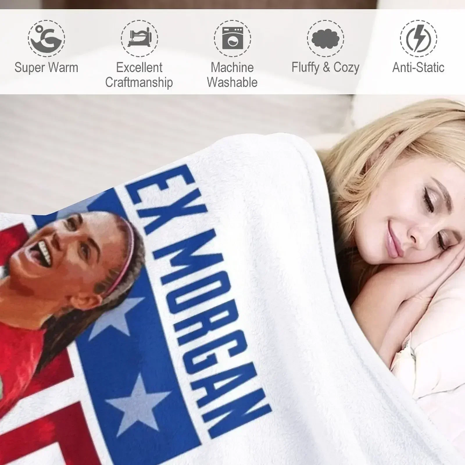 Подарки для мужчин Alex Morgan крутое графическое подарочное одеяло одеяла и пледы