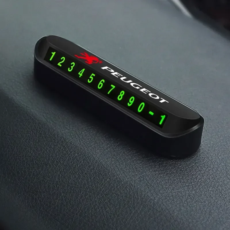 Автомобильная наклейка с табличкой номером для Peugeot 206 207 307 3008 2008 308 408 508 301 208