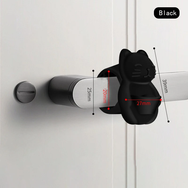 

Силиконовый дверной стопор в форме кота