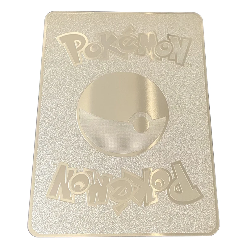 Карты Pokemon 12 шт/шт. серебряные металлические открытки коллекционные хобби