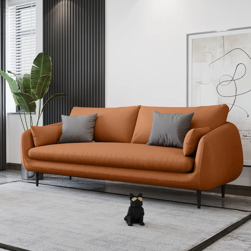 

Уютный Европейский тканевый диван для гостиной, скандинавские роскошные напольные диваны с откидной спинкой, итальянская мебель для салона