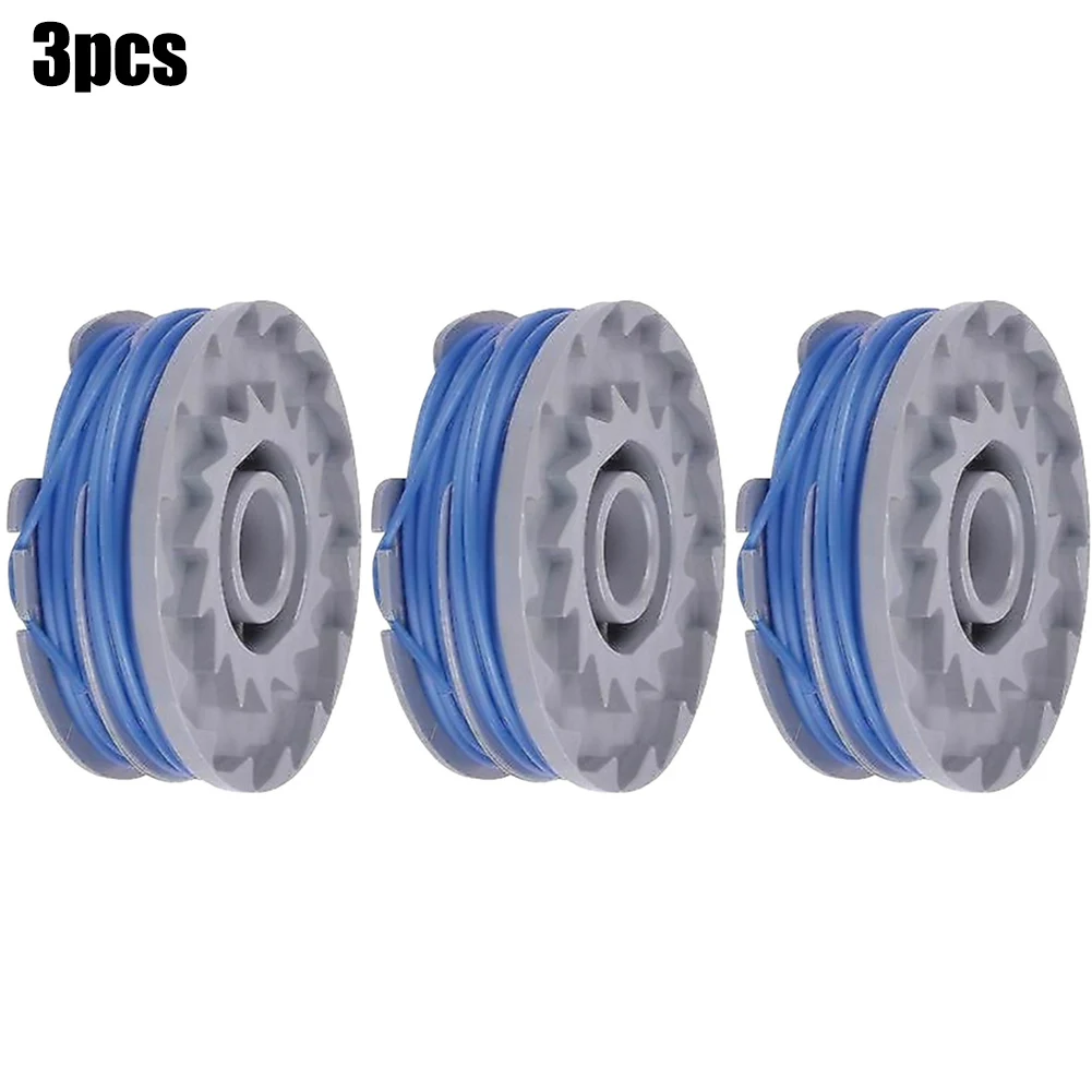 

3Pcs Twin Trimmer Spool Lines For FLYMO Trim ET23+DX Trimmer 5137651-01/3 5139371-84/9 String Trimmer Parts