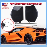auto front shock tower strut top shock absorber covers fit for chevy corvette c8 2020 2021 waterproof protection car accessories