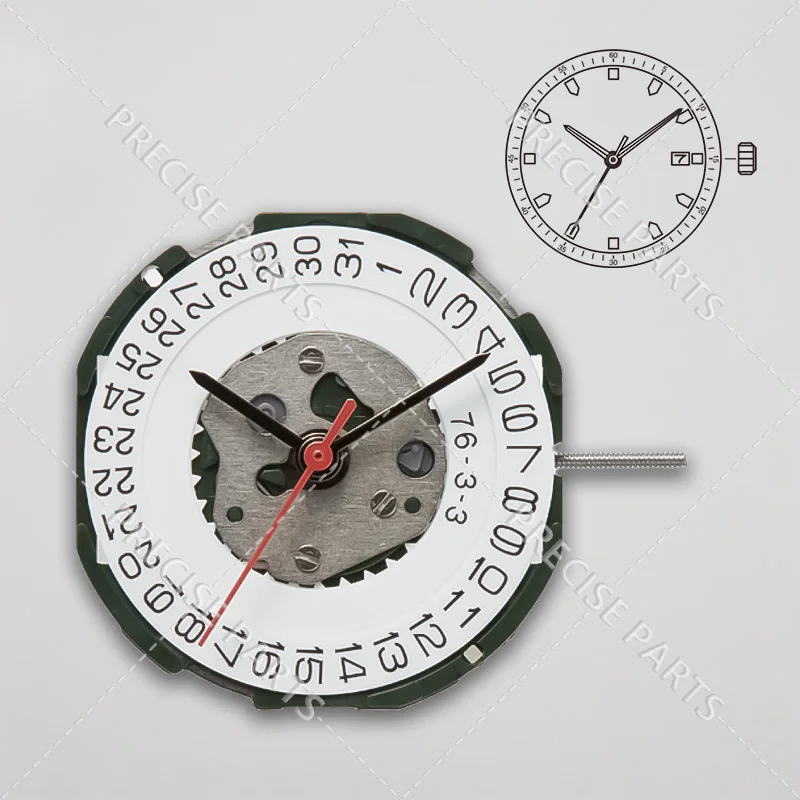 Японский механизм 2115 кварцевый 2115-3 детали для ремонта часов аксессуары с