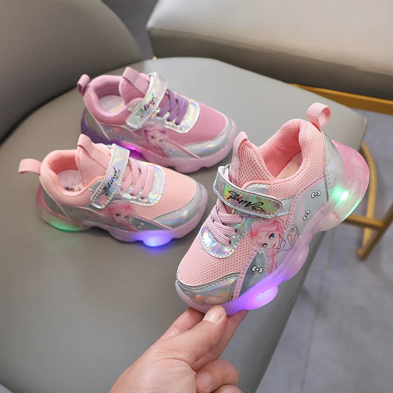 

2022 New Boys Girls Lighted Sneakers Baby Casual Shoes Children's Led Glowing Shoes Baby Sport Shoes Kids Fashion Shoes for Girl