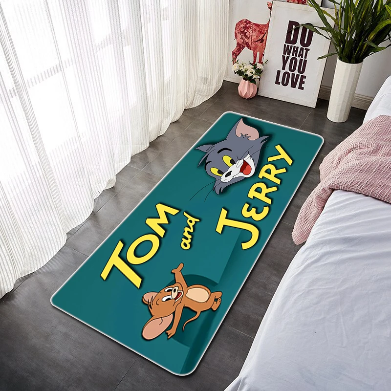 

Cat And Mouse Doormat Entrance Door Balcony Kitchen Floor Mat Bedroom Carpet Living Room Bath Home Foot Decoration Bathroom Rug