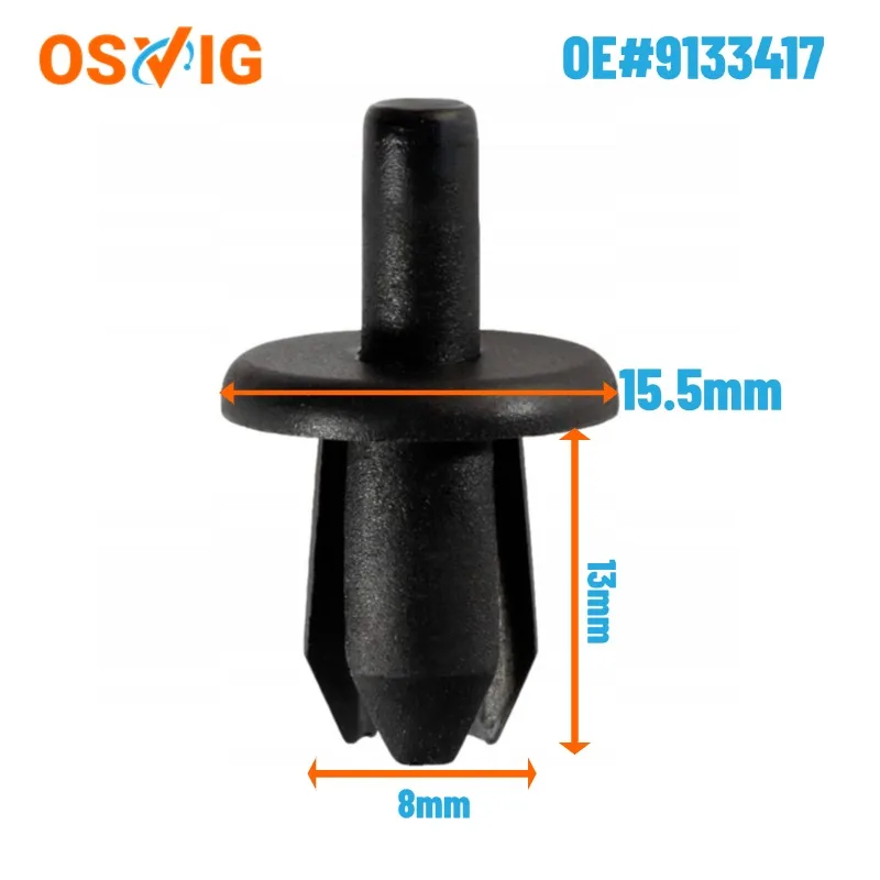 

50 шт. OE # 9133417 Пластиковая заклепка для бамперов, порогов и других накладок для волов