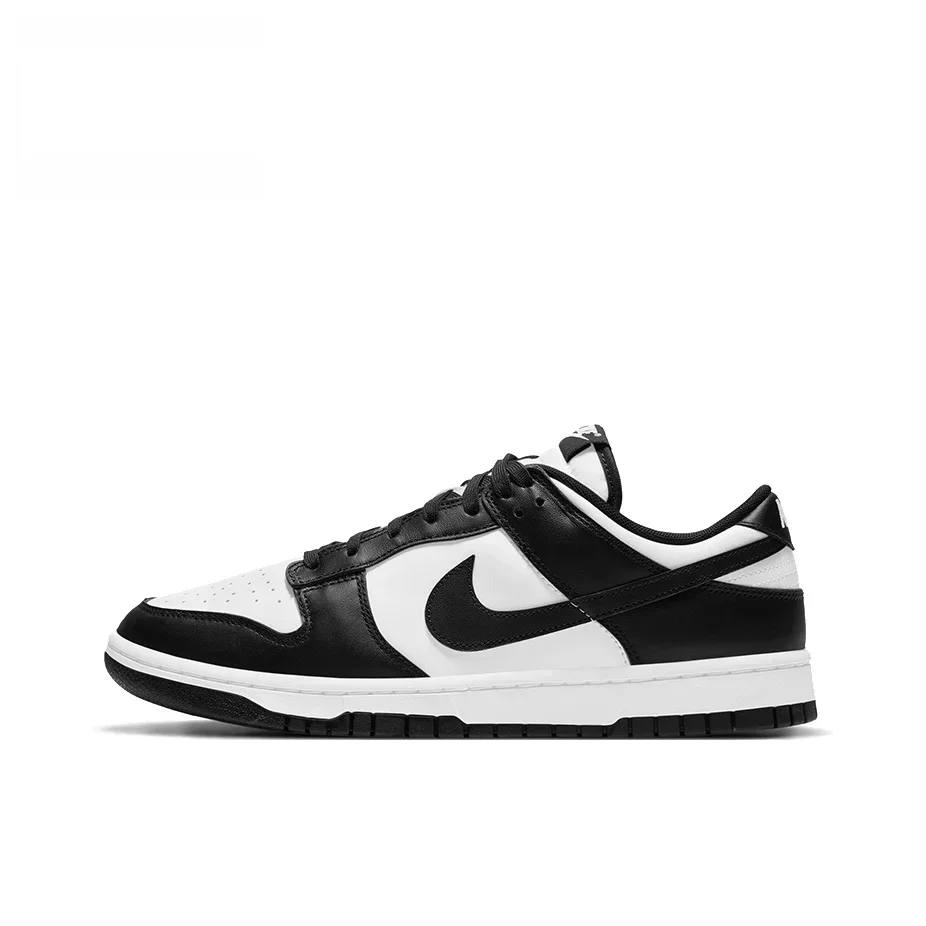 Фото Nike Dunk Retro Low Детская обувь Кроссовки для мальчиков и девочек Детская обувь Черно-белая панда для подростков №1