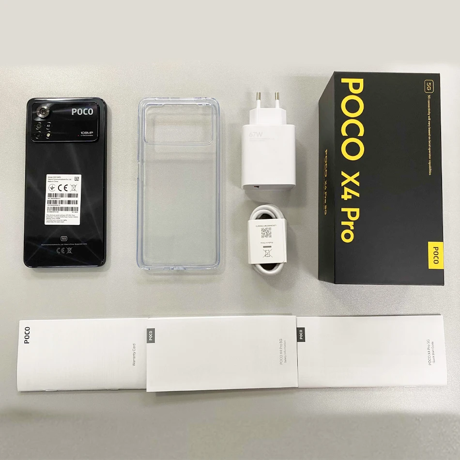POCO X4 Pro 5G Global Version 128GB/256GB Smartphone 108MP Triple Camera 67W Turbo Charging Snapdragon 695 CPU 120Hz AMOLED
