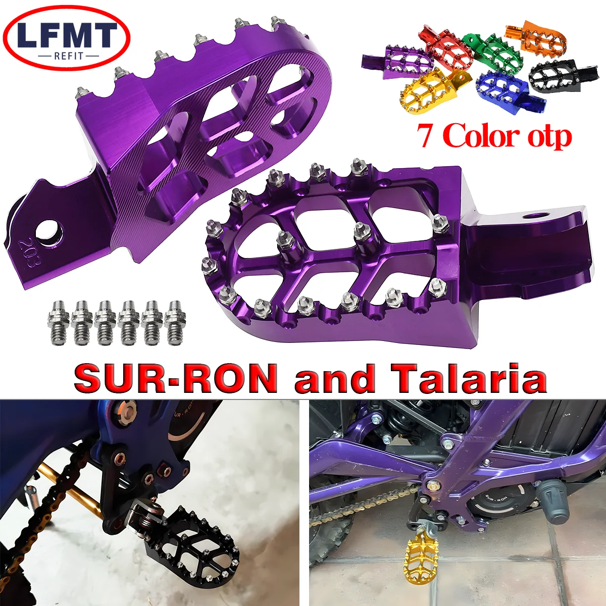 Подножки для мотоциклов подножки педалей Sur-Ron Sur Ron Surron X S Light Bee электрические
