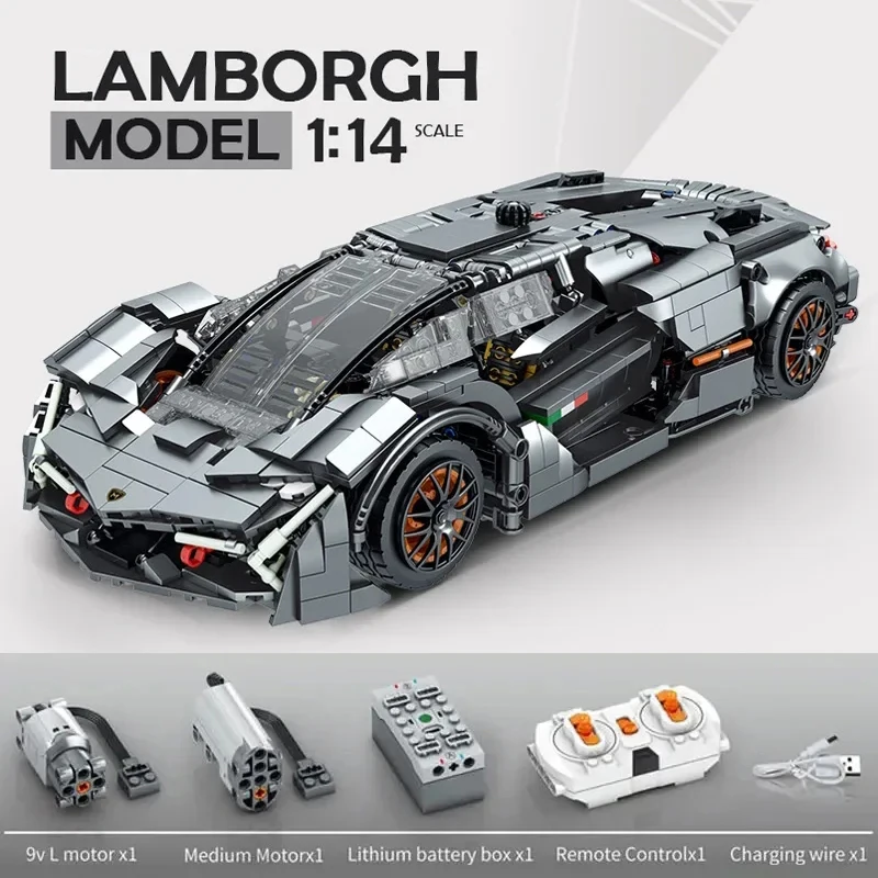 Силовой Мотор С Дистанционным Управлением Спортивный Автомобиль Набор