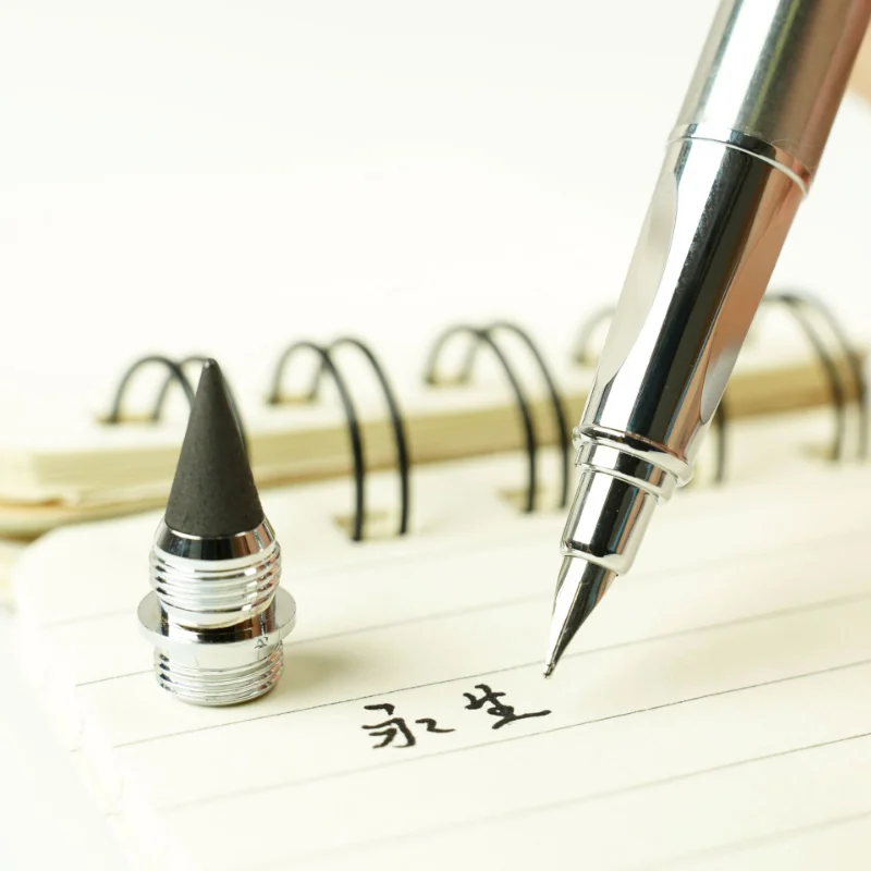 Fountain Pen F Nib 0.5mm Pens Technology Unlimited Writing No Ink Eternal Pencils School Supplies