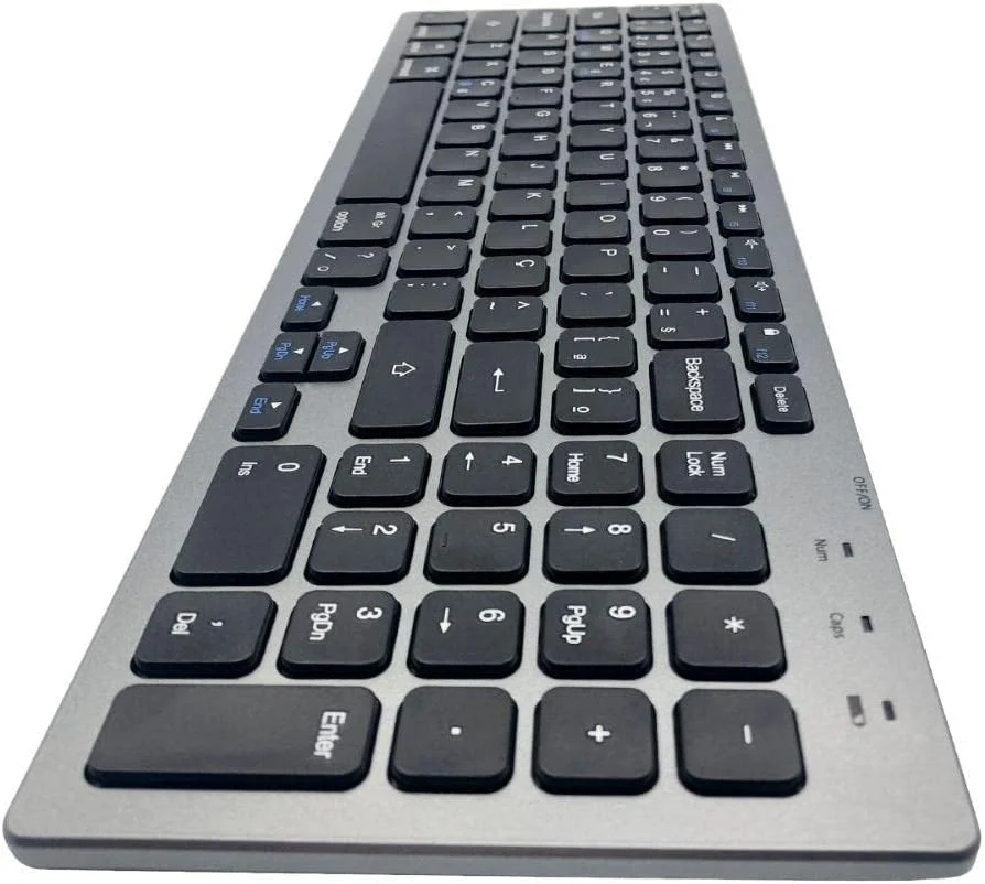 

Bluetooth 5.0 Prime - ABNT2 Pattern - Slim - TC504 - Black with Silver
