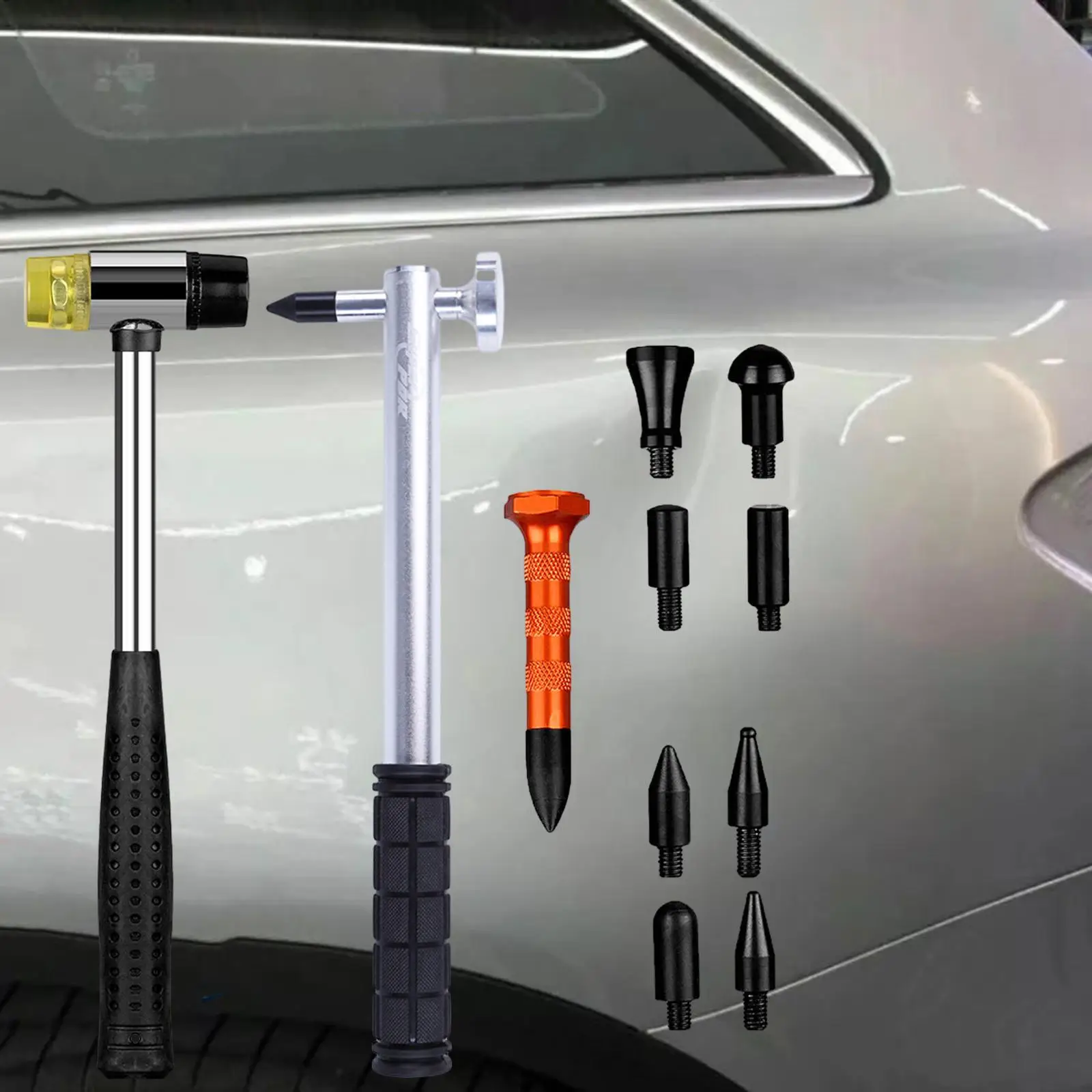 Car Body Dent Repair Tool Kit Rubber Hammer for Vehicle SUV Durable