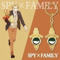 new anime spy x family loid forger brooch metal badges round brooch pin badge bedge gifts kids toy keychain