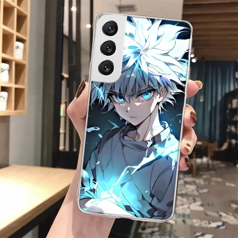 Huner X-Hunters Killua Мягкий чехол для телефона Samsung Galaxy S24 S25 S23 S22 Ultra S21 Plus S20 FE S10 + S10E S25Ultra