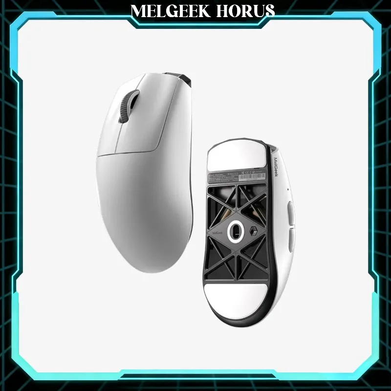 Фото Беспроводная игровая мышь MelGeek HORUS PAW3950, 8000 Гц, 8K Polling, 55 г, легкая, эргономичная, RGB Pro, для геймеров Valorant CS2 и ПК №2