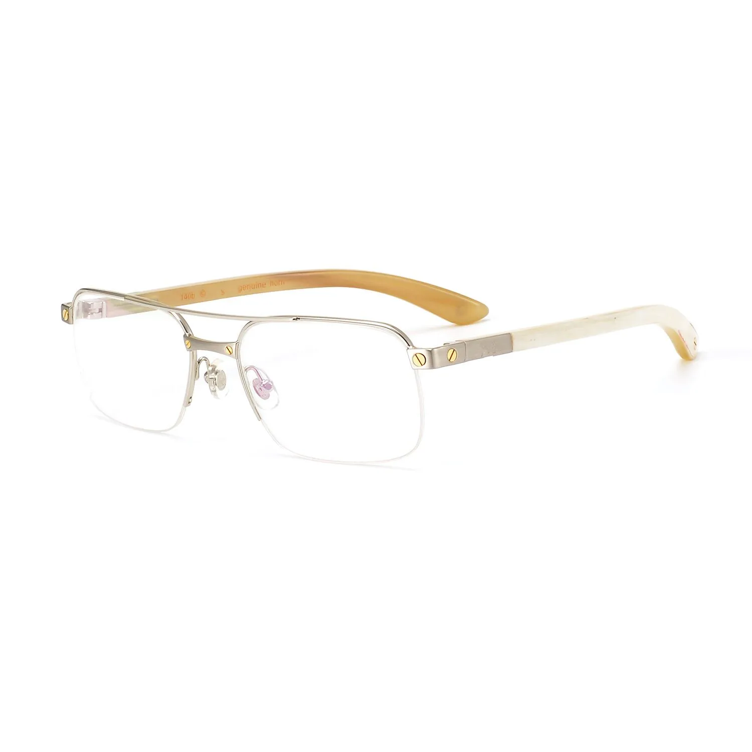 Men's Prescription Glasses Handcrafted Ox Horn Production Fashionable Business Black Myopia Reading Eye Frame