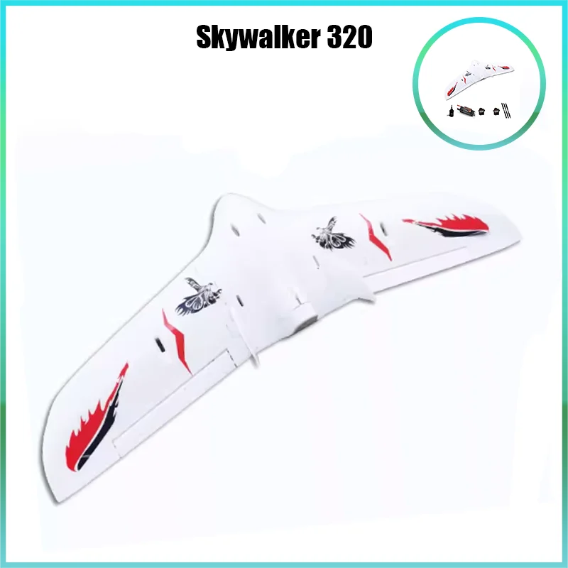 

Skywalker 320 Flying Wing Fpv Racing Aircraft Epo Crash Resistant Delta Wing Model Electric Remote Control Aircraft