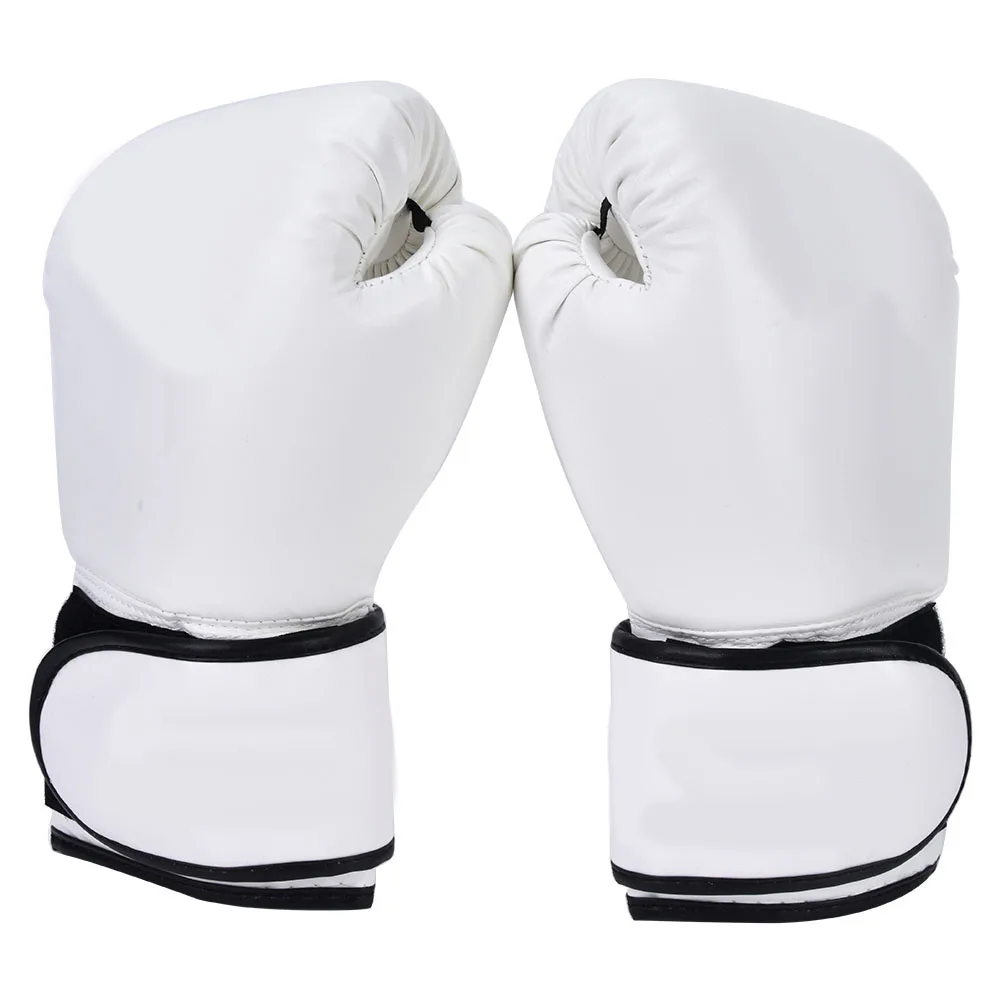 

1 Pair PU Leather Boxing Gloves Sanda Punching Sparring Sandbag Training Mitts
