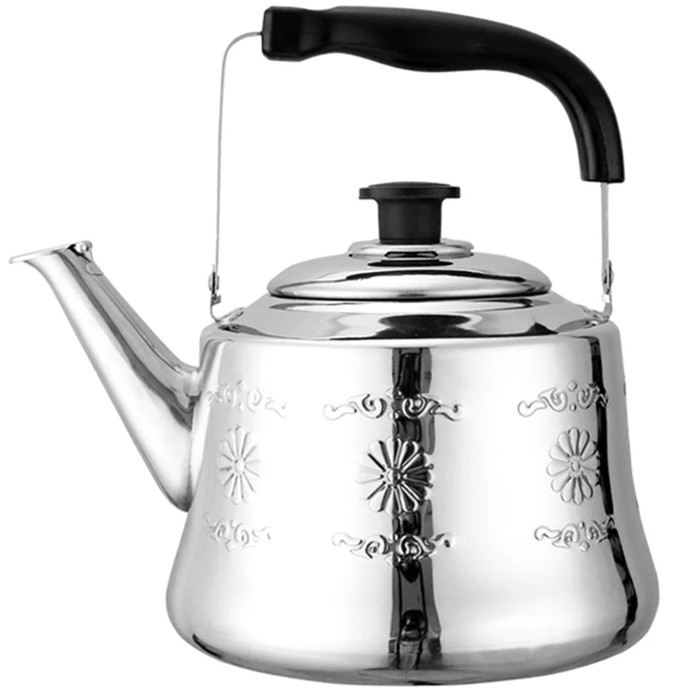 

Kettle Tea Whistling Teapot Stovetop Water Electric Coffeepot Stainless Steel Stove Camping Boilingteakettle Campfire Kettles