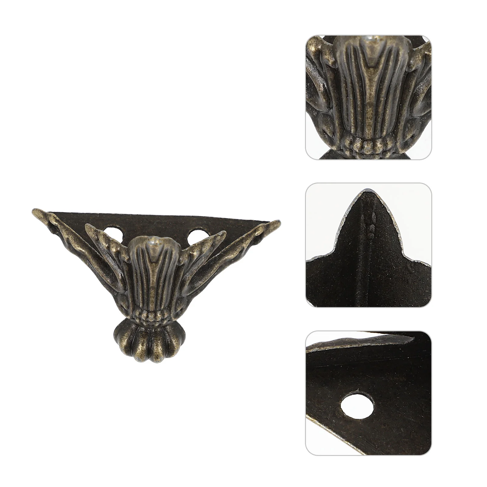 

20 Pcs Jewlery Case Jewelry Boxes Leg Vintage Jewelry Box Retro Box Leg Figet Box Wood Box Feet Decorative Feet