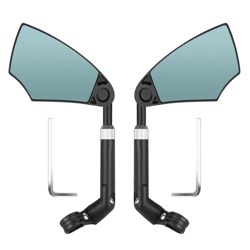 

A9LD Bike Mirror Handlebar Mount Rearview Mirror Wide Angles Bicycles Mirror
