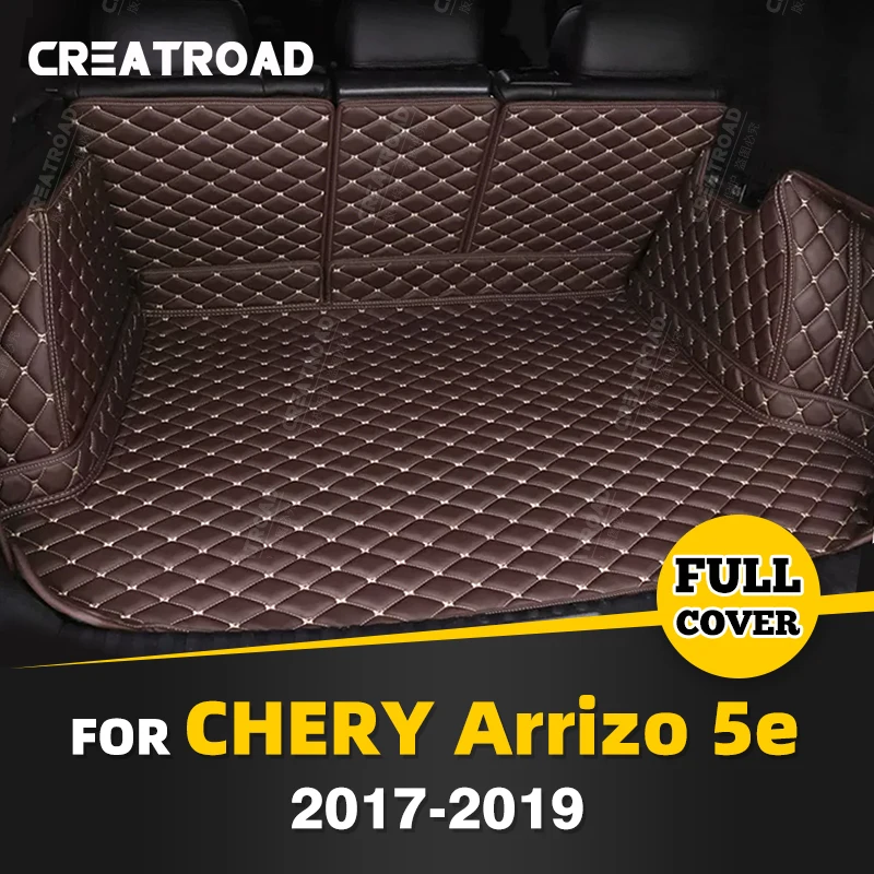 

Автомобильный коврик для багажника с полным покрытием для Chery ARRIZO 5e 2017-2019 18, автомобильный коврик для багажника, подкладка для груза, защитные аксессуары для интерьера