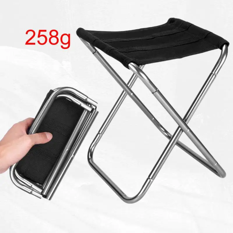 

Ultimate Portable Outdoor Seating Solution: Mini Camping Bench, Folding Chair, and Ultralight Pony Stool - All-in-One Adventure