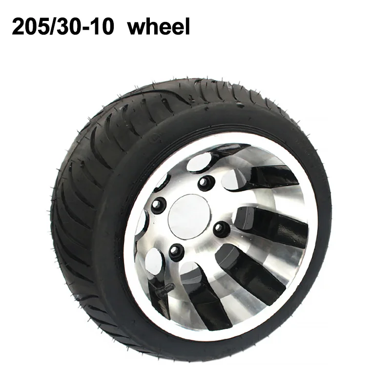

Good Quality GO KART KARTING ATV UTV Buggy 205/30-10 Inch Wheel Tubeless Tyre Tire with Aluminum Alloy Hub