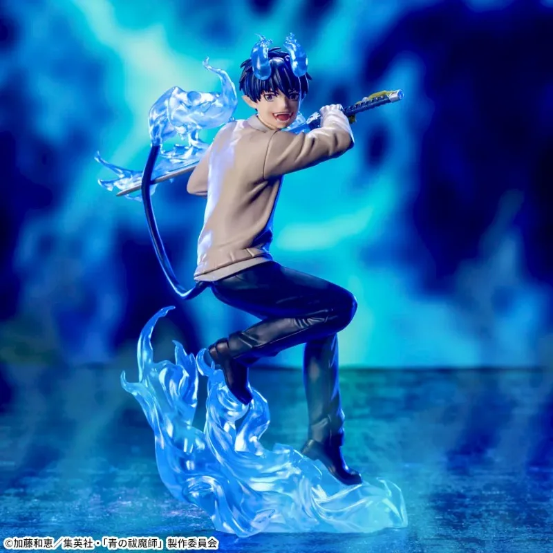 Фото Оригинальные фигурки SEGA Ao No Exorcist: Шимане Иллюминати, Хен Окумура, Рин Окумура, Юкио, Xross Link — аниме-фигурки, игрушки из ПВХ №2