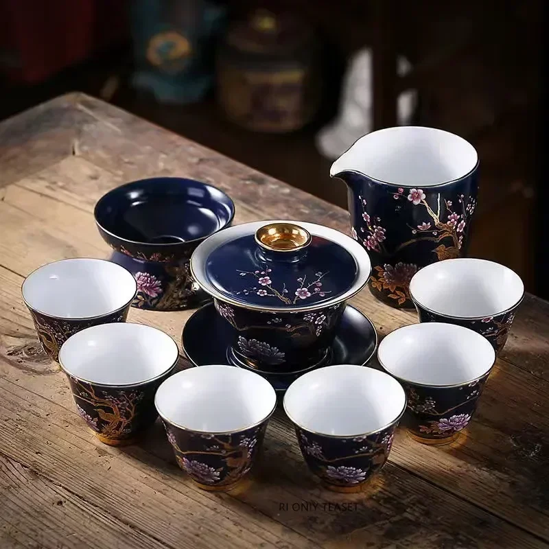 

RI ONIY TEASET Китайский дворец керамический чайный набор 9 предметов