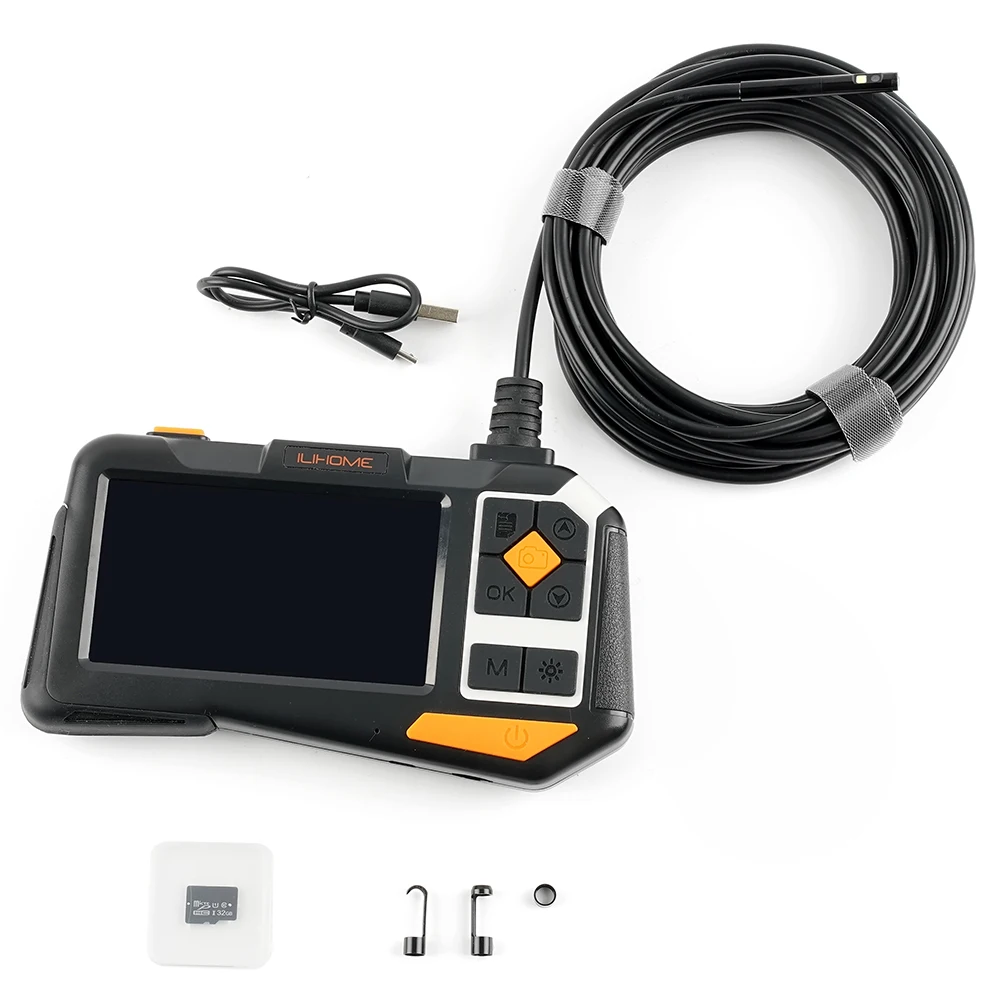2022 New Arrived Endoscope Camera with Monitor Borescope Camera Visual HD Screen for Industry/Garage