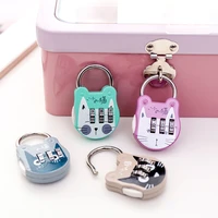 notebook digital small code lock padlock mini small lock head luggage lock for metal suitcase box schoolbag stationery box