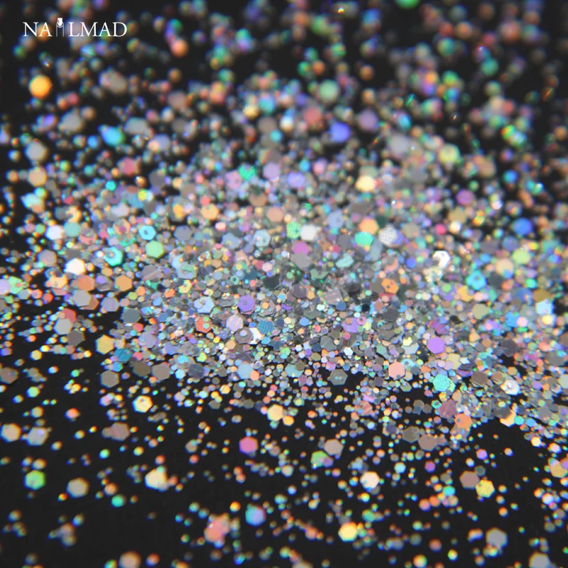 1 коробка голографические Блестки для ногтей | Красота и здоровье