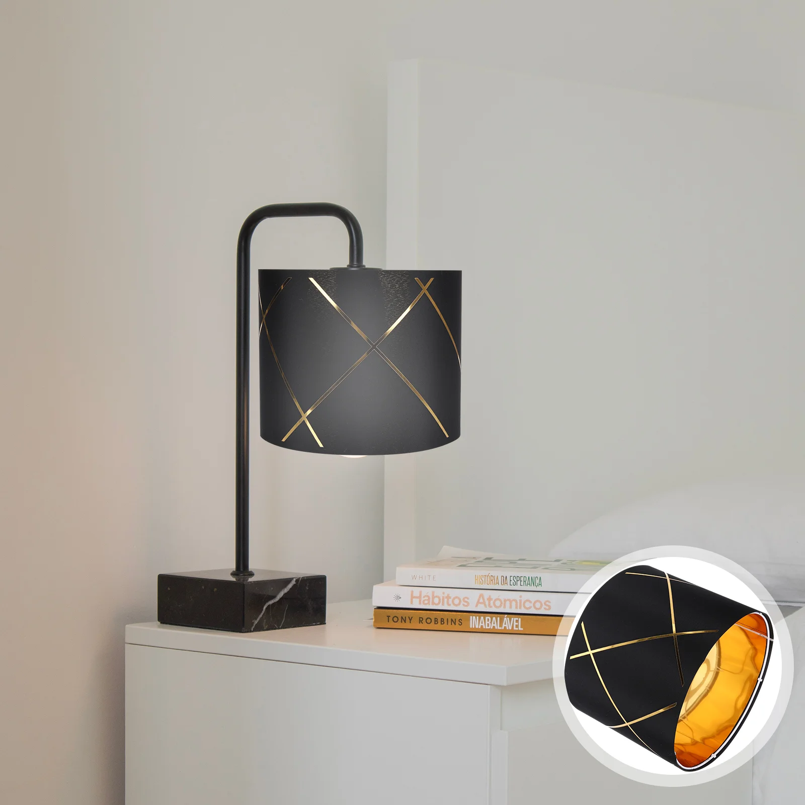 

Небольшой абажур тканевый абажур E27 базовый Полосатый шаблон крышка