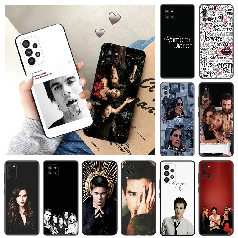 

Silicone Phone Case for Samsung A73 A72 A71 A53 A52 A51 A42 A41 A33 A32 A31 A23 A22 A21 A14 A13 A12 11 The Vampire Diaries Cover