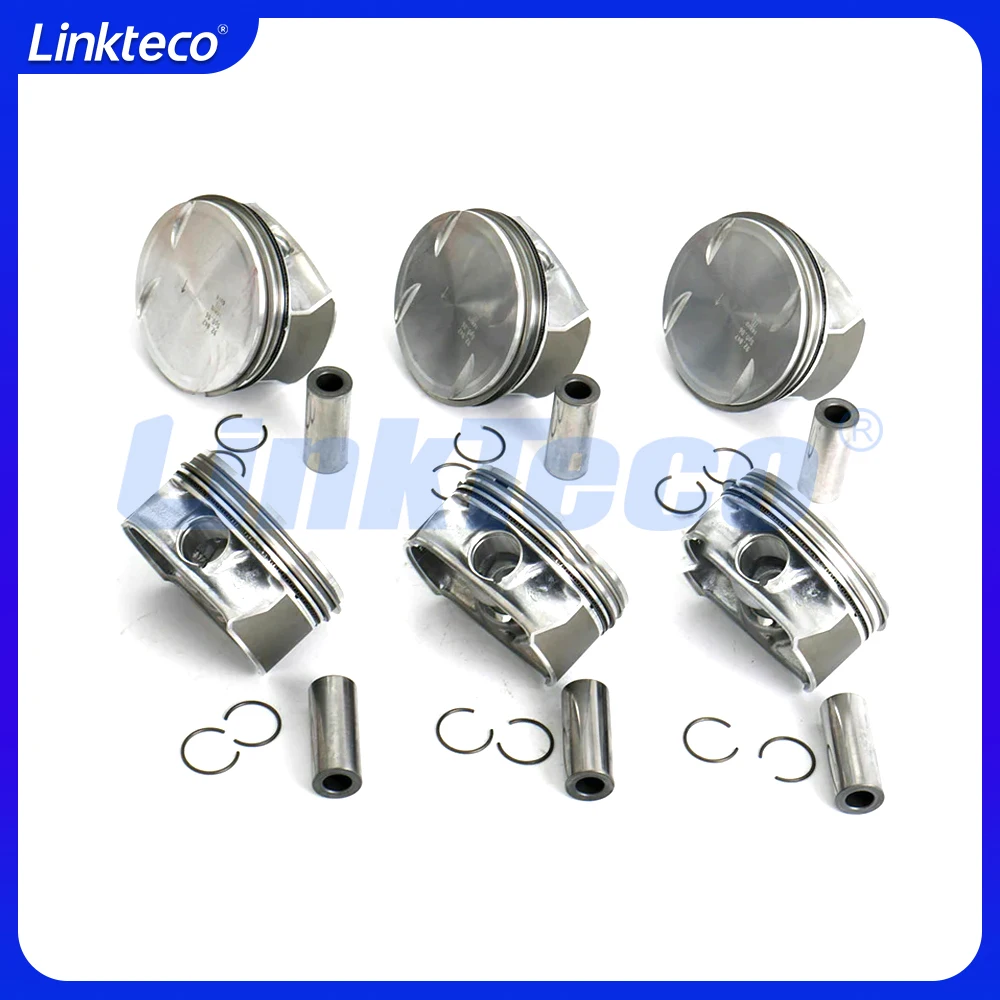 Деталь двигателя 6X поршень и кольца устанавливаются для 3 5 T L V6 GAS M272 06-12 3.5L MERCEDES-BENZ