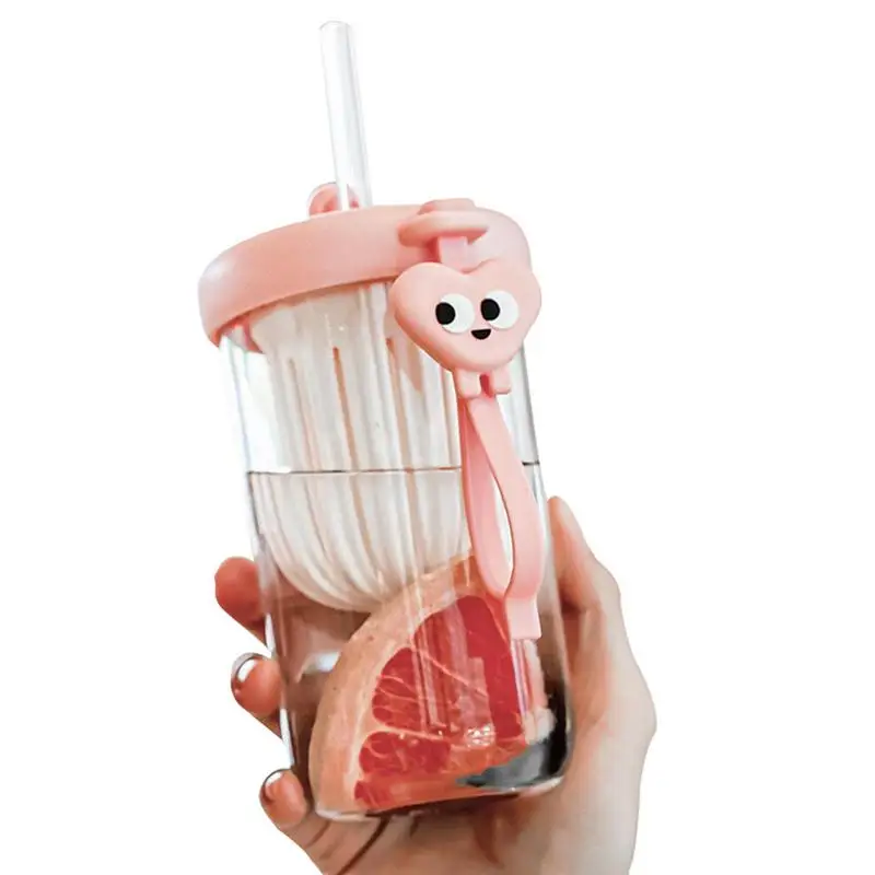 

Герметичная Бутылка для питьевой воды с соломинкой и крышкой, 460 мл